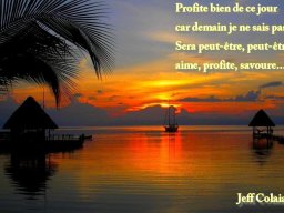 profites bien de ce jour